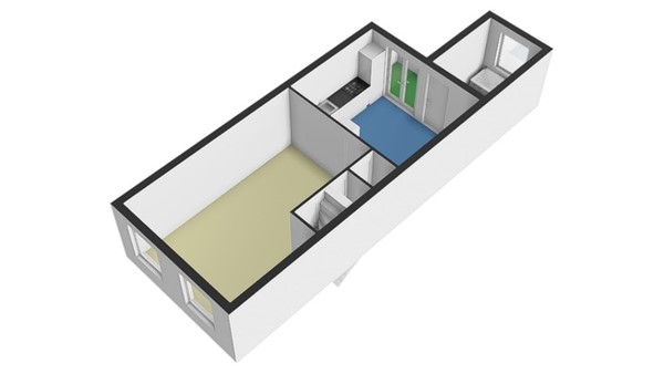 Floorplan - Marthinus Steynstraat 68, 3312 EN Dordrecht